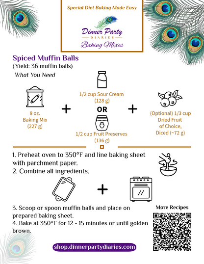 Spiced Muffin Ball Baking Mix