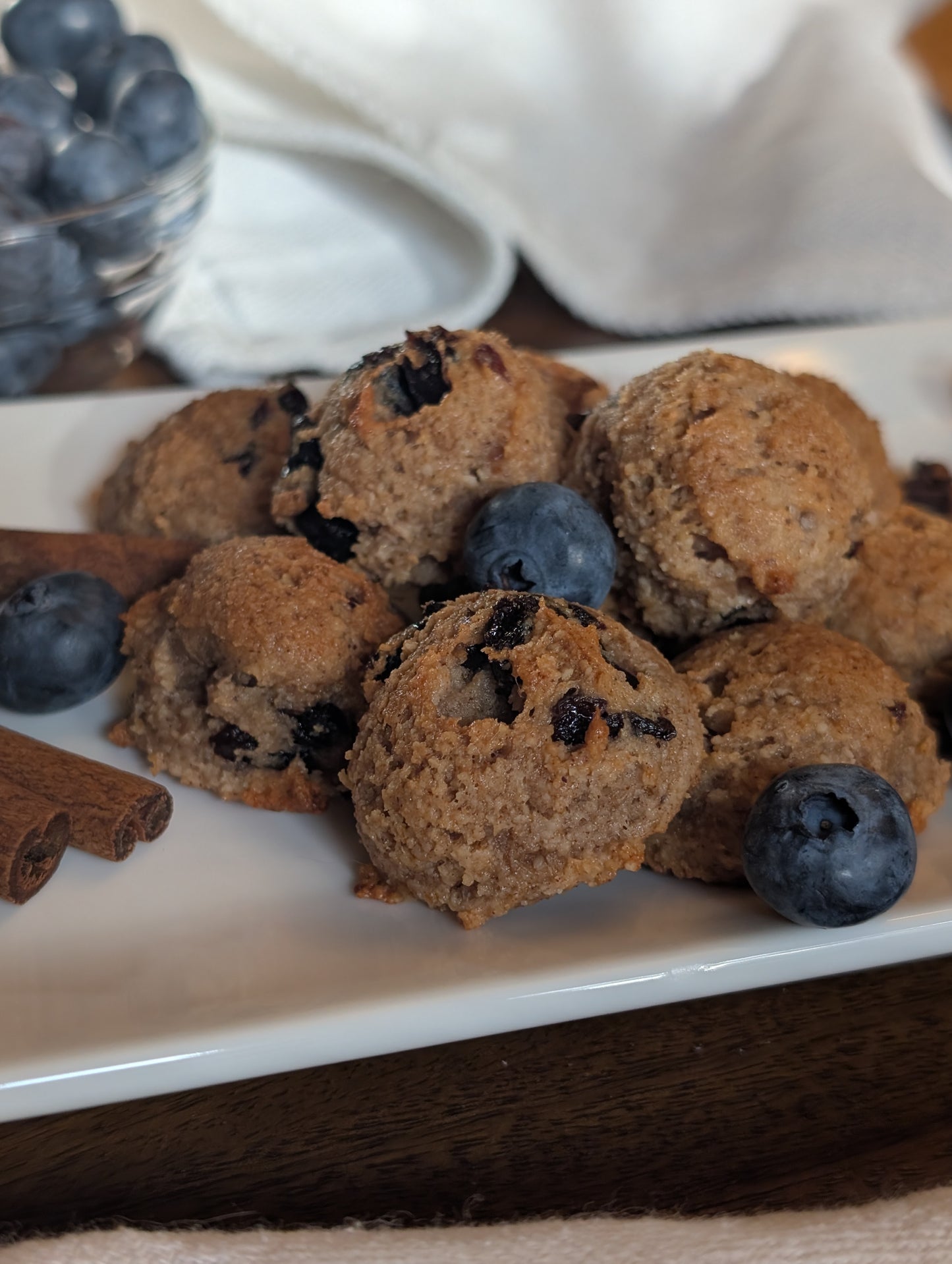 Blueberry Spiced Muffin Ball Baking Mix