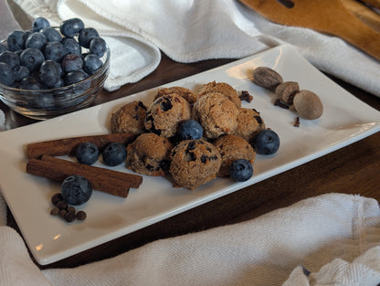 Blueberry Spiced Muffin Ball Baking Mix