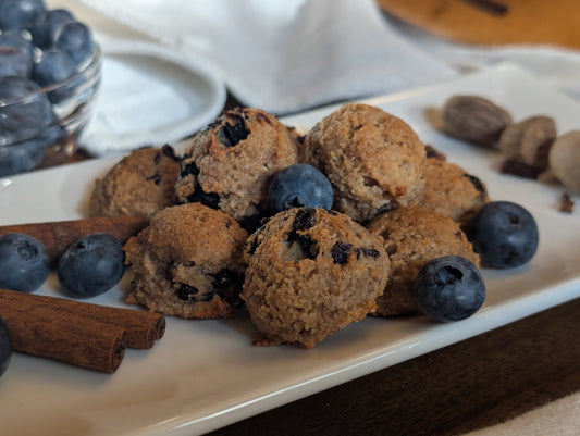Blueberry Spiced Muffin Ball Baking Mix